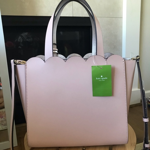 Kate Spade mini Mina blush pink purse tote bag - Picture 6 of 9